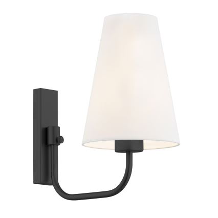 Argon 8376 - Sienas lampa SAFIANO 1xE27/15W/230V melna