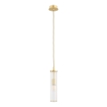 Argon 8489 - Lustra ar auklu HAMPTON 1xE14/7W/230V zelta