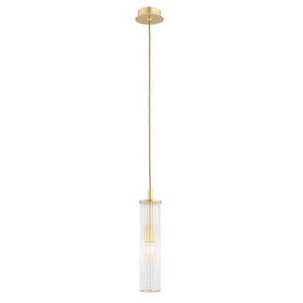 Argon 8489 - Lustra ar auklu HAMPTON 1xE14/7W/230V zelta