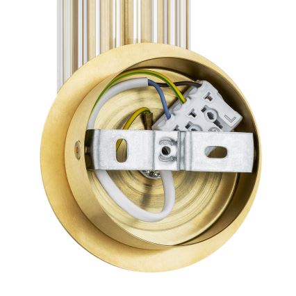 Argon 8497 - Sienas lampa HAMPTON 1xE14/7W/230V zelta