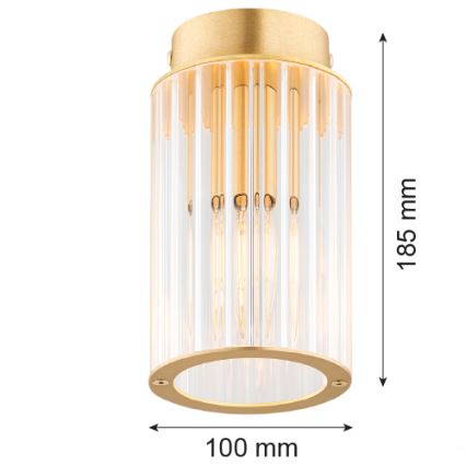 Argon 8501 - Griestu lampa HAMPTON 1xE14/7W/230V zelta