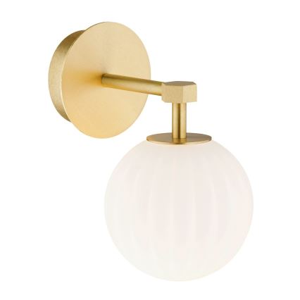 Argon 8502 - Sienas lampa PALOMA 1xE14/7W/230V zelta/balta