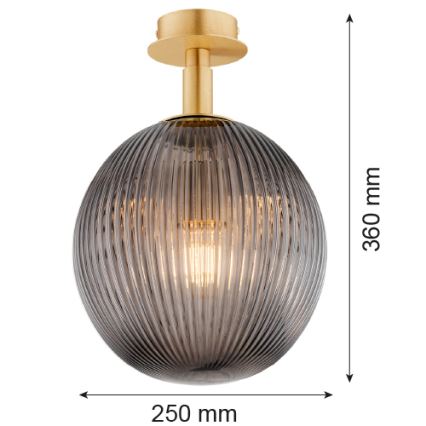 Argon 8511 - Griestu lampa PALOMA 1xE27/15W/230V zelta/melna