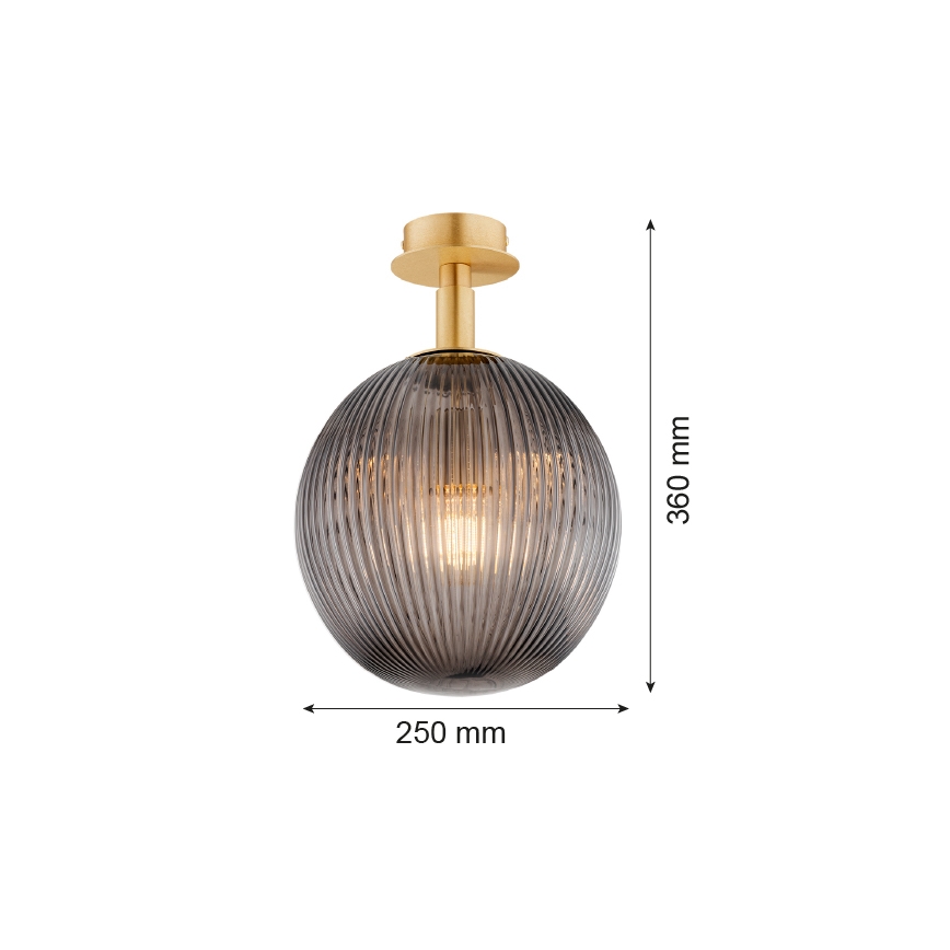 Argon 8511 - Griestu lampa PALOMA 1xE27/15W/230V zelta/melna