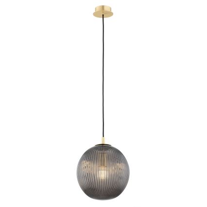Argon 8513 - Lustra ar auklu PALOMA 1xE27/15W/230V d. 25 cm zelta/melna