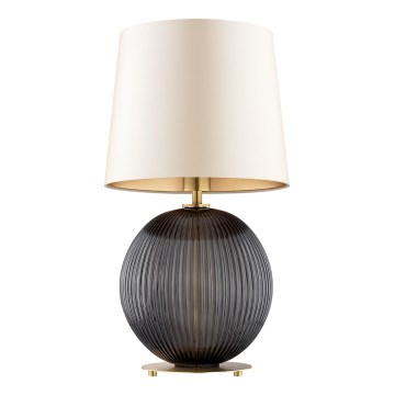 Argon 8538 - Galda lampa HAMILTON 1xE27/15W/230V 54 cm krēmkrāsa/melna