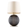 Argon 8538 - Galda lampa HAMILTON 1xE27/15W/230V 54 cm krēmkrāsa/melna