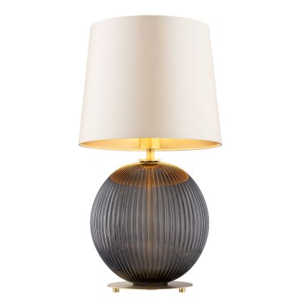 Argon 8538 - Galda lampa HAMILTON 1xE27/15W/230V 54 cm krēmkrāsa/melna