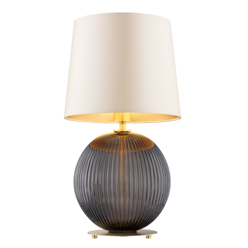 Argon 8538 - Galda lampa HAMILTON 1xE27/15W/230V 54 cm krēmkrāsa/melna
