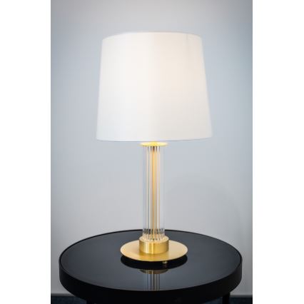 Argon 8540 - Galda lampa HAMPTON 1xE27/15W/230V 57 cm balta