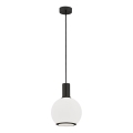 Argon 8564 - Lustra ar auklu SAGUNTO PLUS 1xE27/15W/230V d. 20 cm melna