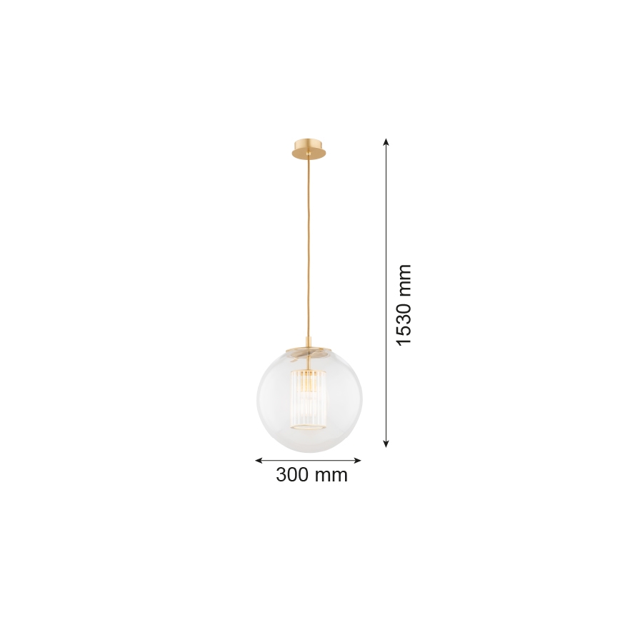 Argon 8626 - Lustra ar auklu HAMPTON 1xE27/15W/230V