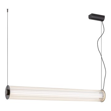Argon 8628 - LED Lustra ar auklu HAMPTON LED/60W/230V 3000K 80 cm melna