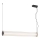 Argon 8628 - LED Lustra ar auklu HAMPTON LED/60W/230V 3000K 80 cm melna