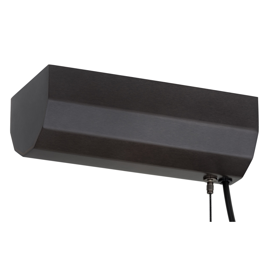 Argon 8628 - LED Lustra ar auklu HAMPTON LED/60W/230V 3000K 80 cm melna