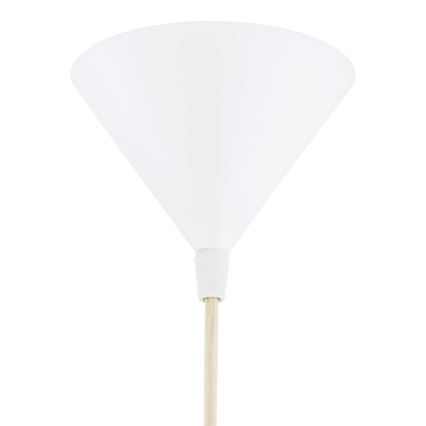 Argon 8629 - Lustra ar auklu KEGEL 1xE27/15W/230V balta