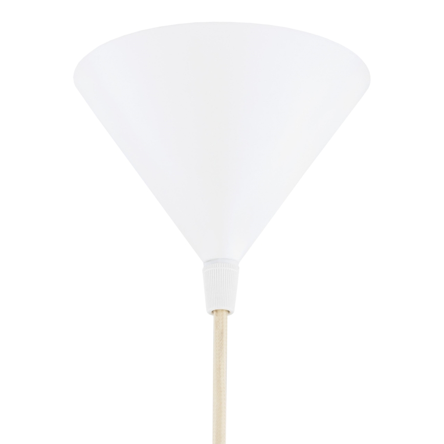 Argon 8629 - Lustra ar auklu KEGEL 1xE27/15W/230V balta