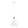 Argon 8631 - Lustra ar auklu KEGEL 1xE27/15W/230V balta