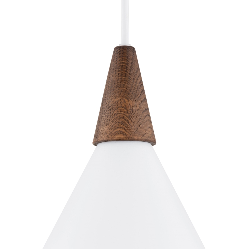 Argon 8631 - Lustra ar auklu KEGEL 1xE27/15W/230V balta