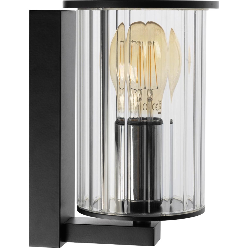 Argon 8748 - Āra sienas lampa NORFOLK 1xE27/15W/230V IP44 melna