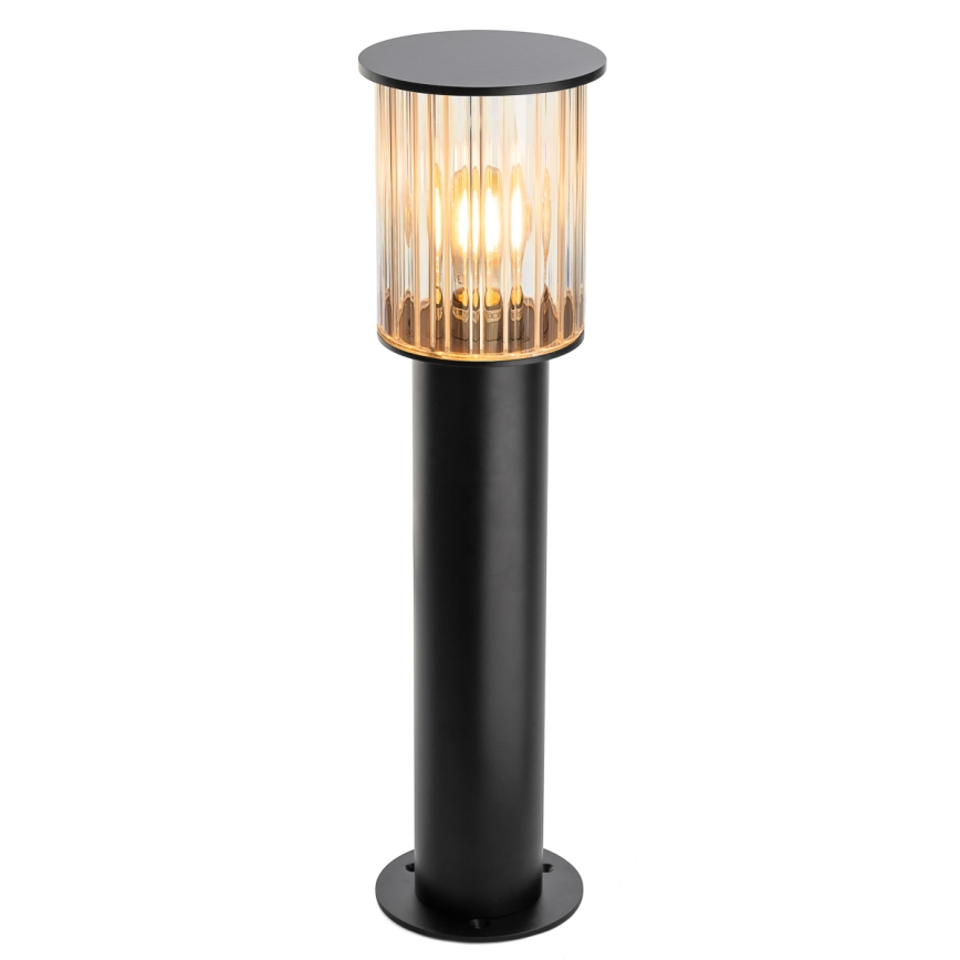 Argon 8749 - Āra lampa NORFOLK 1xE27/15W/230V IP44 52cm melna