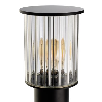 Argon 8749 - Āra lampa NORFOLK 1xE27/15W/230V IP44 52cm melna