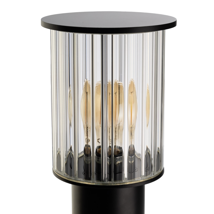 Argon 8749 - Āra lampa NORFOLK 1xE27/15W/230V IP44 52cm melna