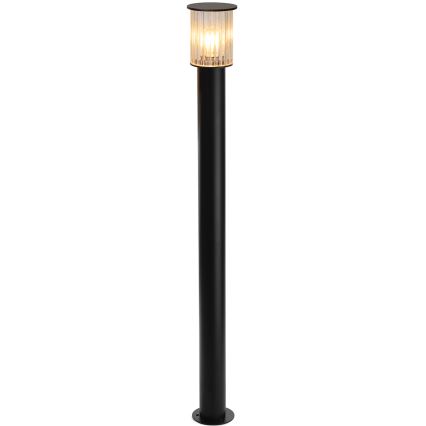 Argon 8750 - Āra lampa NORFOLK 1xE27/15W/230V IP44 124cm melna