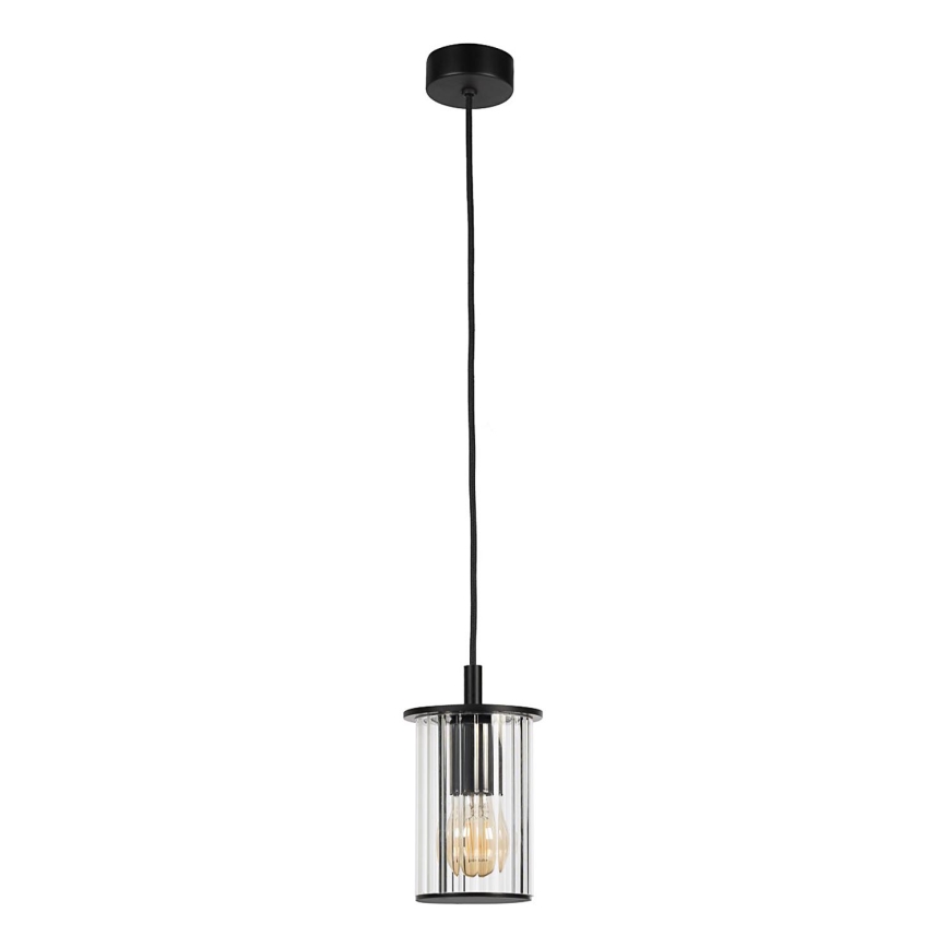 Argon 8751 - Āra lustra ar auklu NORFOLK 1xE27/15W/230V IP44 melna