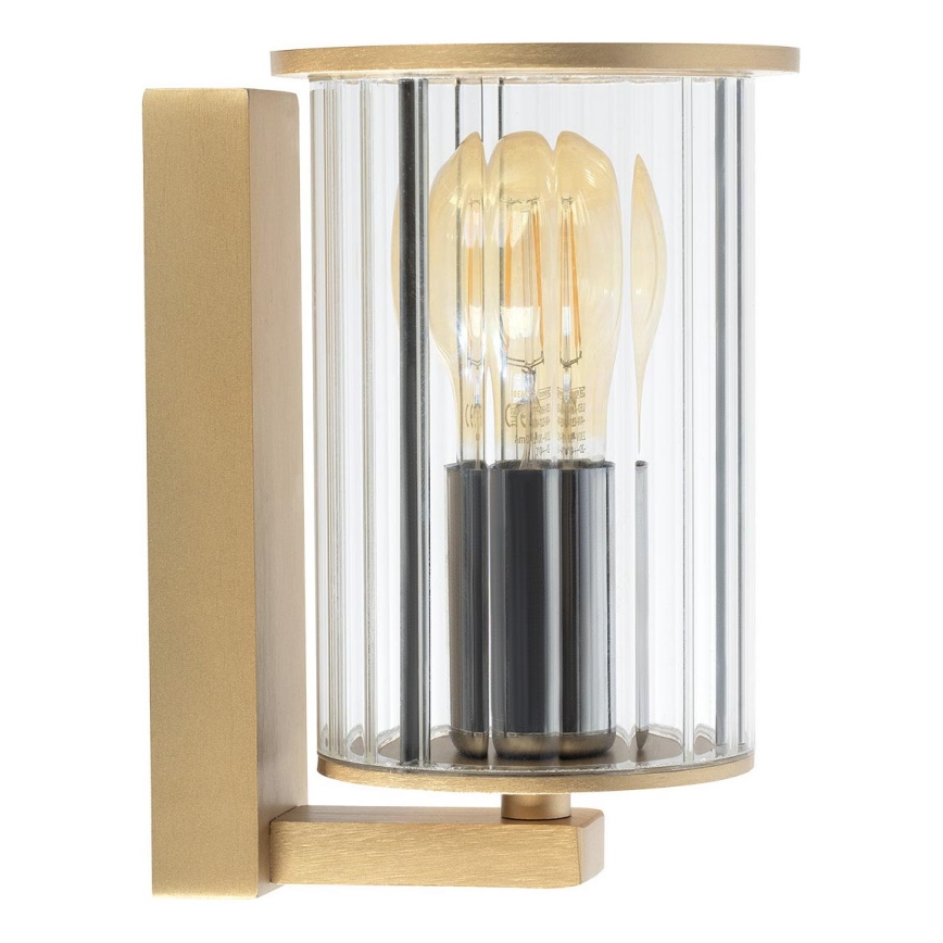 Argon 8752 - Āra sienas lampa NORFOLK 1xE27/15W/230V IP44 zelta