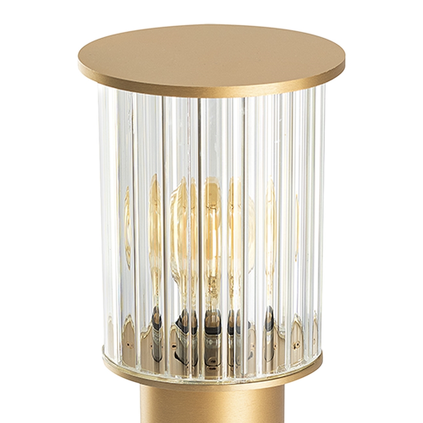 Argon 8753 - Āra lampa NORFOLK 1xE27/15W/230V IP44 52cm zelta