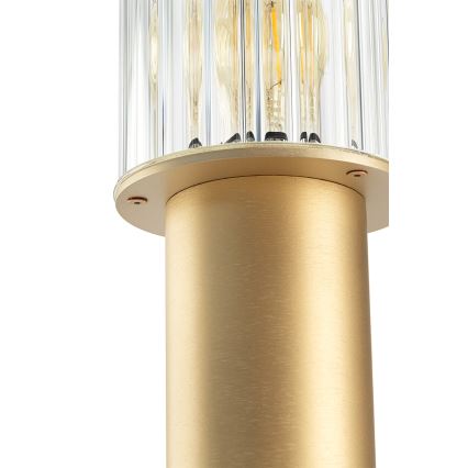Argon 8753 - Āra lampa NORFOLK 1xE27/15W/230V IP44 52cm zelta