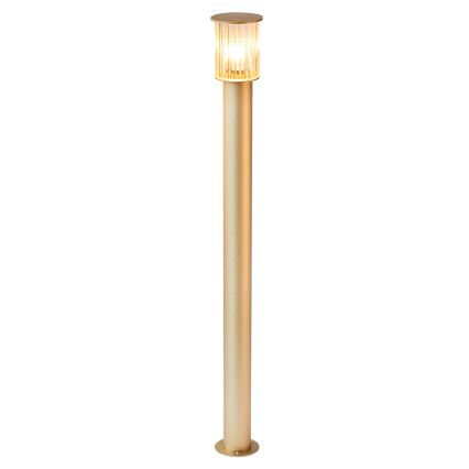 Argon 8754 - Āra lampa NORFOLK 1xE27/15W/230V IP44 124cm zelta