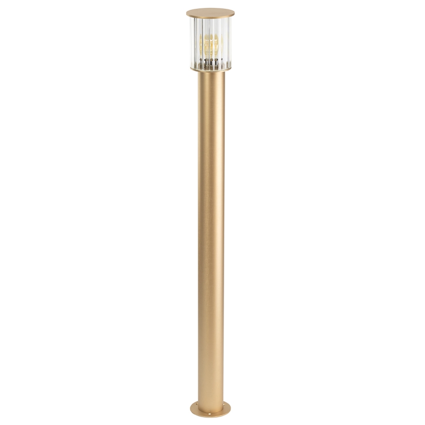 Argon 8754 - Āra lampa NORFOLK 1xE27/15W/230V IP44 124cm zelta
