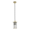 Argon 8755 - Āra lustra ar auklu NORFOLK 1xE27/15W/230V IP44 zelta