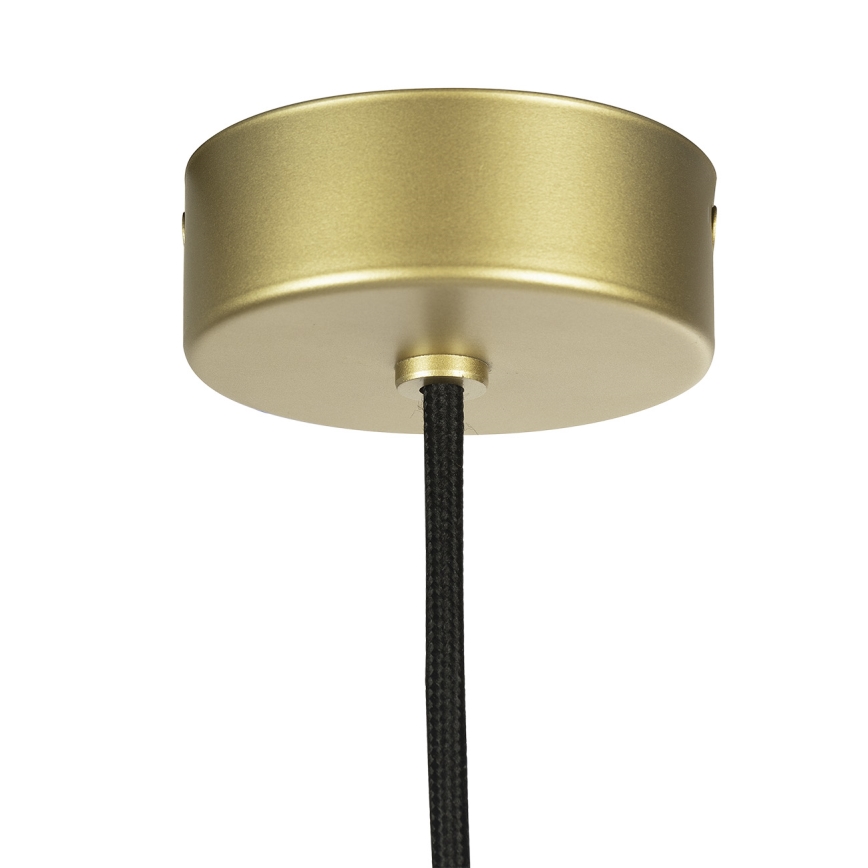 Argon 8755 - Āra lustra ar auklu NORFOLK 1xE27/15W/230V IP44 zelta