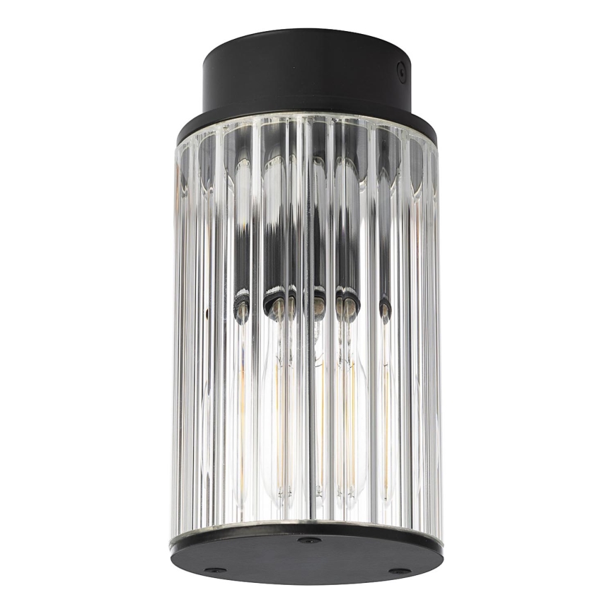 Argon 8773 - Āra griestu lampa NORFOLK 1xE27/15W/230V IP44 melna