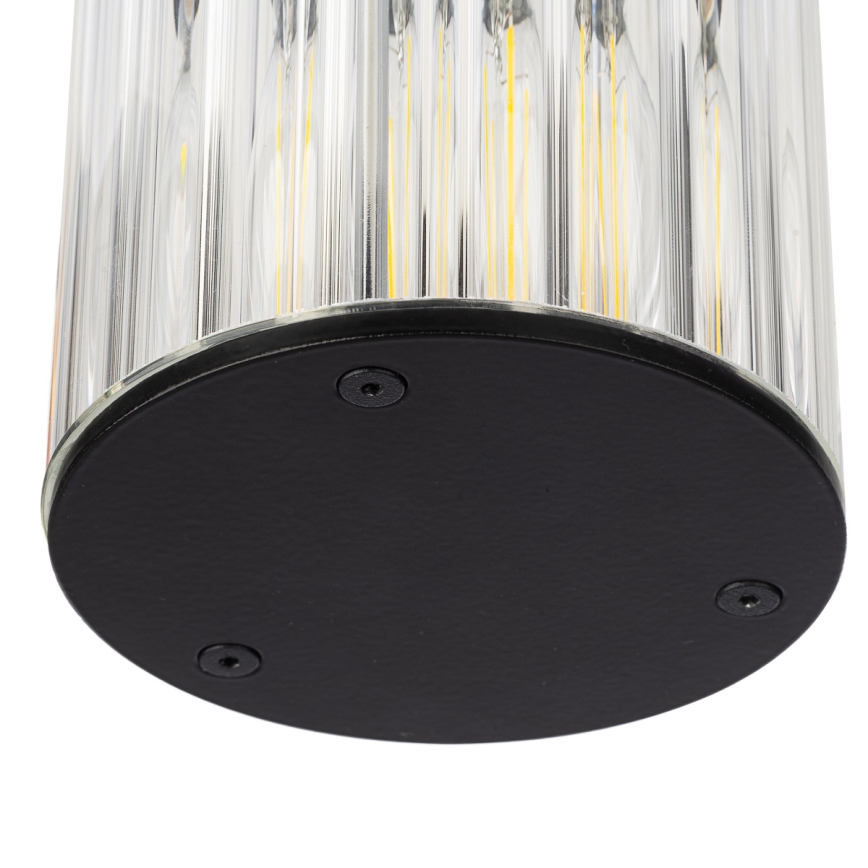 Argon 8773 - Āra griestu lampa NORFOLK 1xE27/15W/230V IP44 melna
