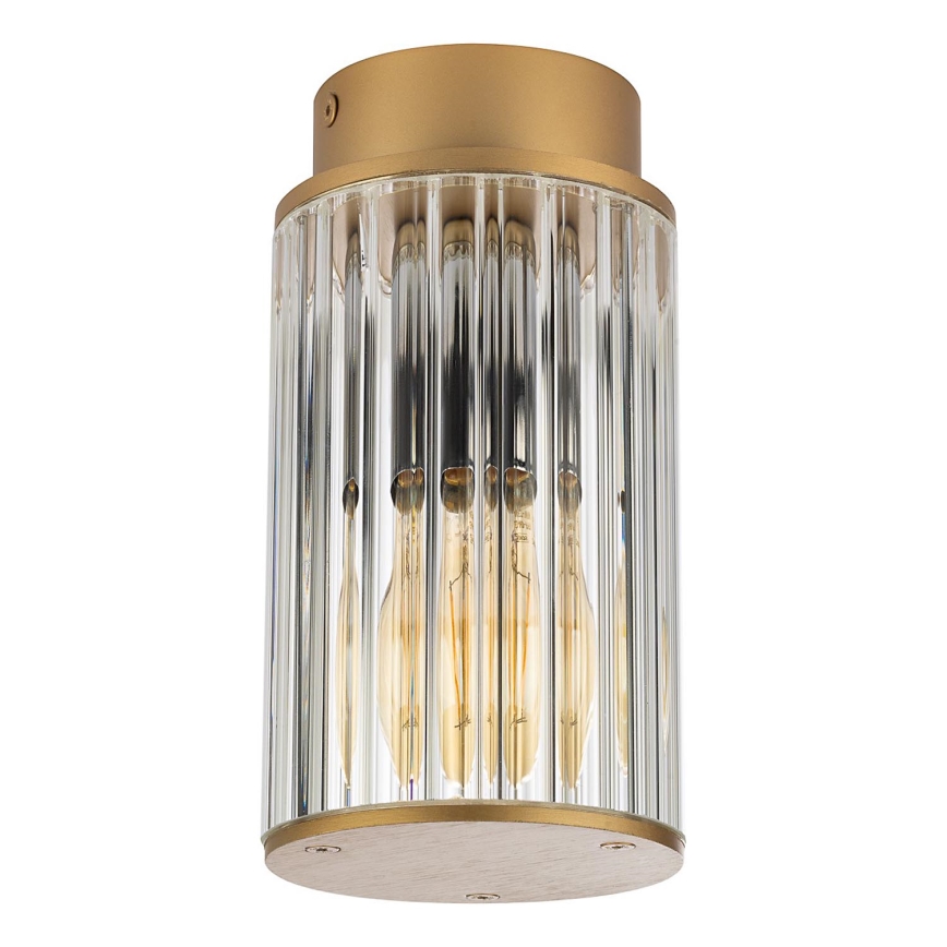 Argon 8774 - Āra griestu lampa NORFOLK 1xE27/15W/230V IP44 zelta
