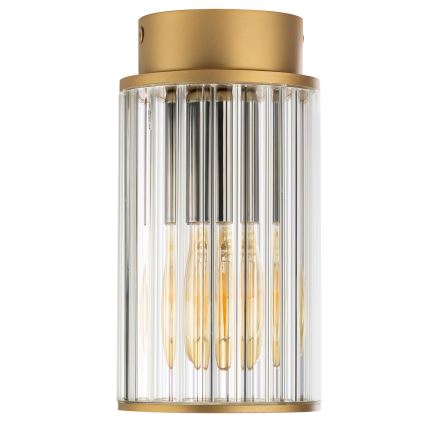 Argon 8774 - Āra griestu lampa NORFOLK 1xE27/15W/230V IP44 zelta