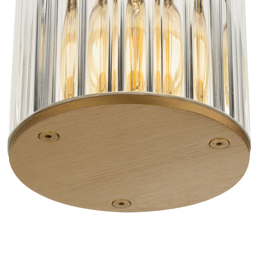 Argon 8774 - Āra griestu lampa NORFOLK 1xE27/15W/230V IP44 zelta