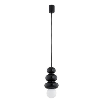 Argon 8788 - Vannas istabas pakaramais gaismeklis uz stieples ORLANDO PLUS 1xG9/6W/230V IP44 melns