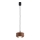 Argon 8817 - Lustra ar auklu TEVO 1xG9/4,5W/230V brūna