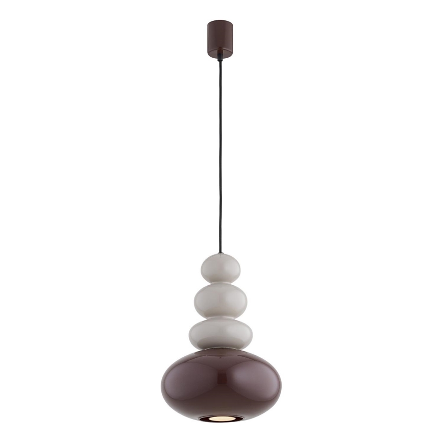 Argon 8820 - Lustra ar auklu DIEGO 1xGU10/5W/230V brūna/pelēka