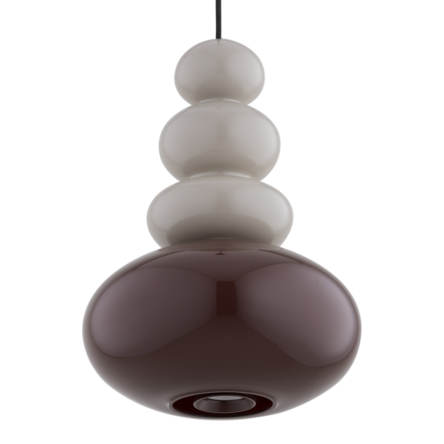 Argon 8820 - Lustra ar auklu DIEGO 1xGU10/5W/230V brūna/pelēka