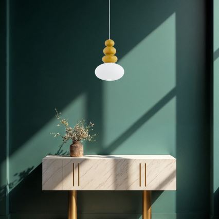 Argon 8821 - Lustra ar auklu DIEGO 1xGU10/5W/230V balta/brūna