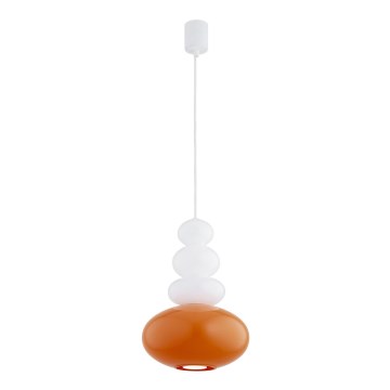Argon 8822 - Lustra ar auklu DIEGO 1xGU10/5W/230V balta/oranža