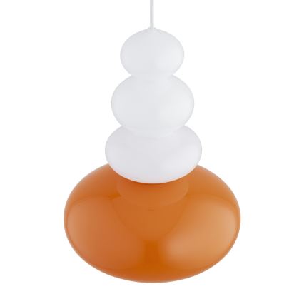 Argon 8822 - Lustra ar auklu DIEGO 1xGU10/5W/230V balta/oranža