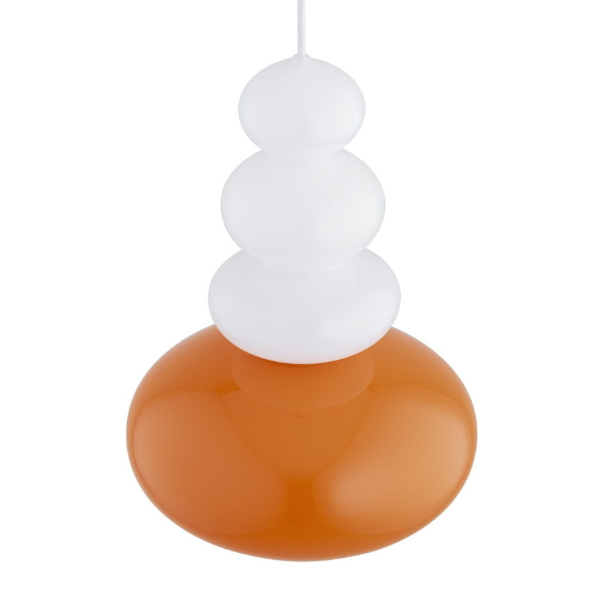 Argon 8822 - Lustra ar auklu DIEGO 1xGU10/5W/230V balta/oranža