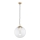 Argon 8828 - Lustra ar auklu SACRAMENTO 1xGX53/8W/230V caurspīdīga/zelta